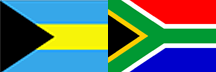 bahamian and south african flags